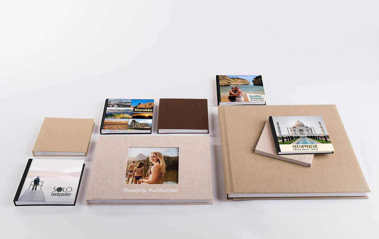 Travel photo album cover designs