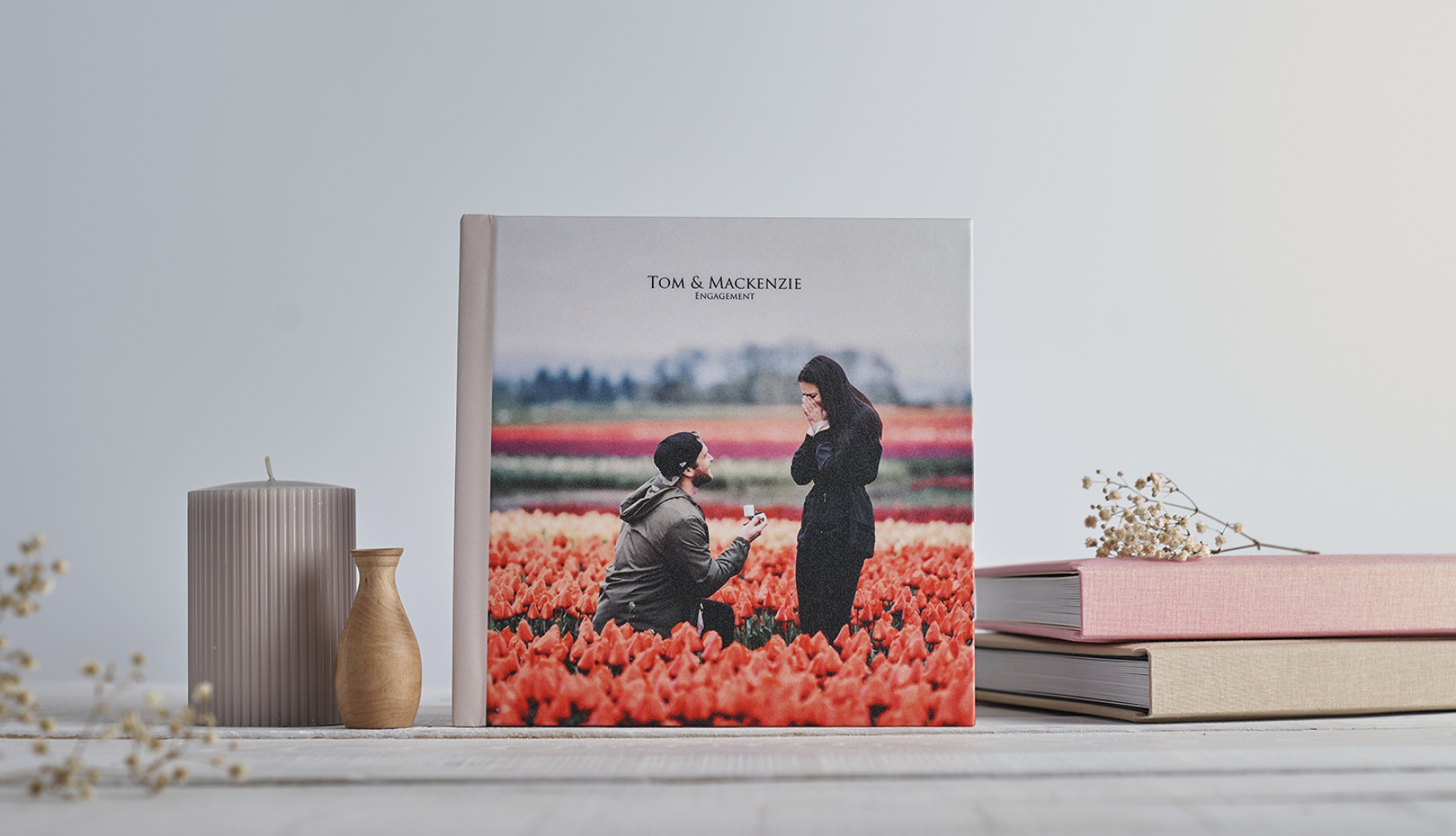 Engagement Photo Book | Engagement Album Design | PikPerfect