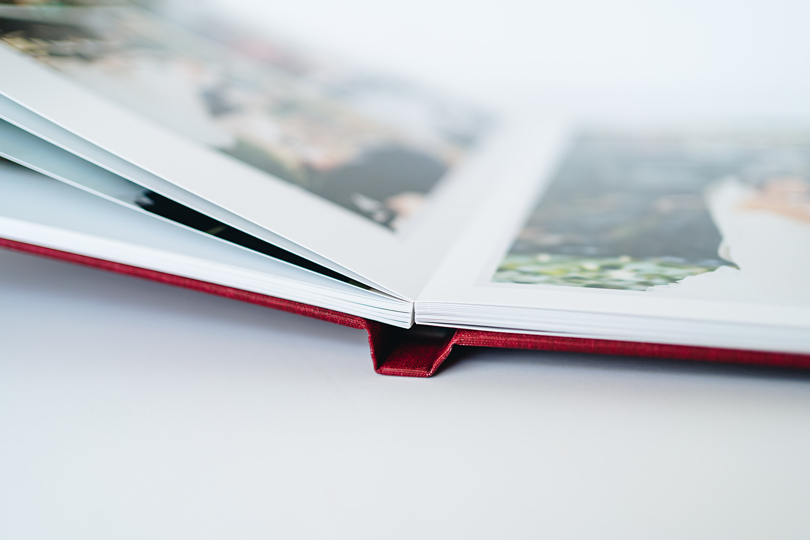 Echtfotobuch Hochzeit Bindung